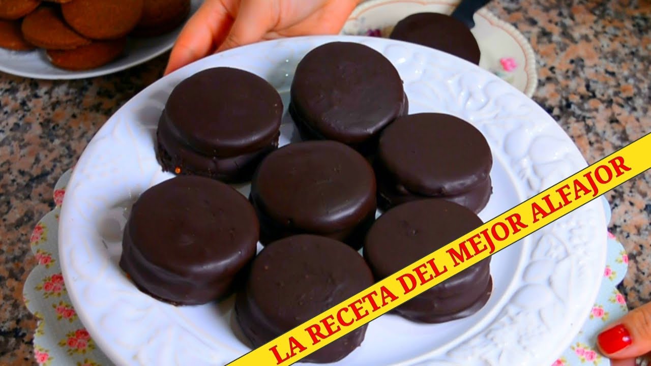 Alfajor de chocolate receta Argentina alfajores marplatenses