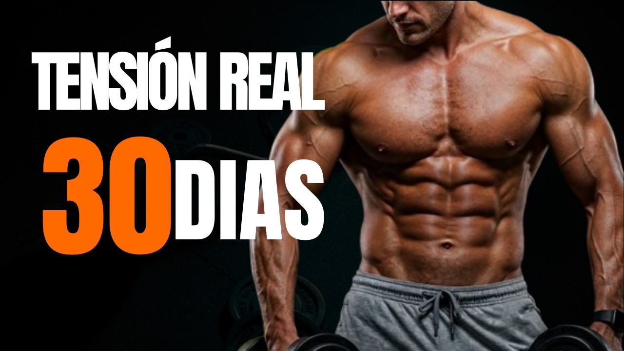 🎬 30 DÍAS ENTRENANDO CON TENSIÓN REAL(ASÍ SE CONSTRUYE MÚSCULO)️⃣