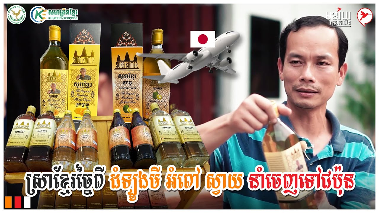 ស្រាខ្មែរច្នៃពី ដំឡូងមី អំពៅ ស្វាយ នាំចេញទៅជប៉ុន | កម្មវិធីកសិកម្ម