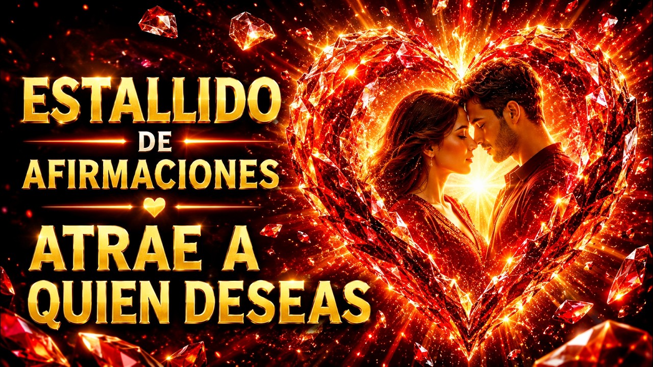💥 ESTALLIDO de AFIRMACIONES para ATRAER a tu PERSONA ESPECÍFICA ❤️‍🔥 | Meditación de Manifestación
