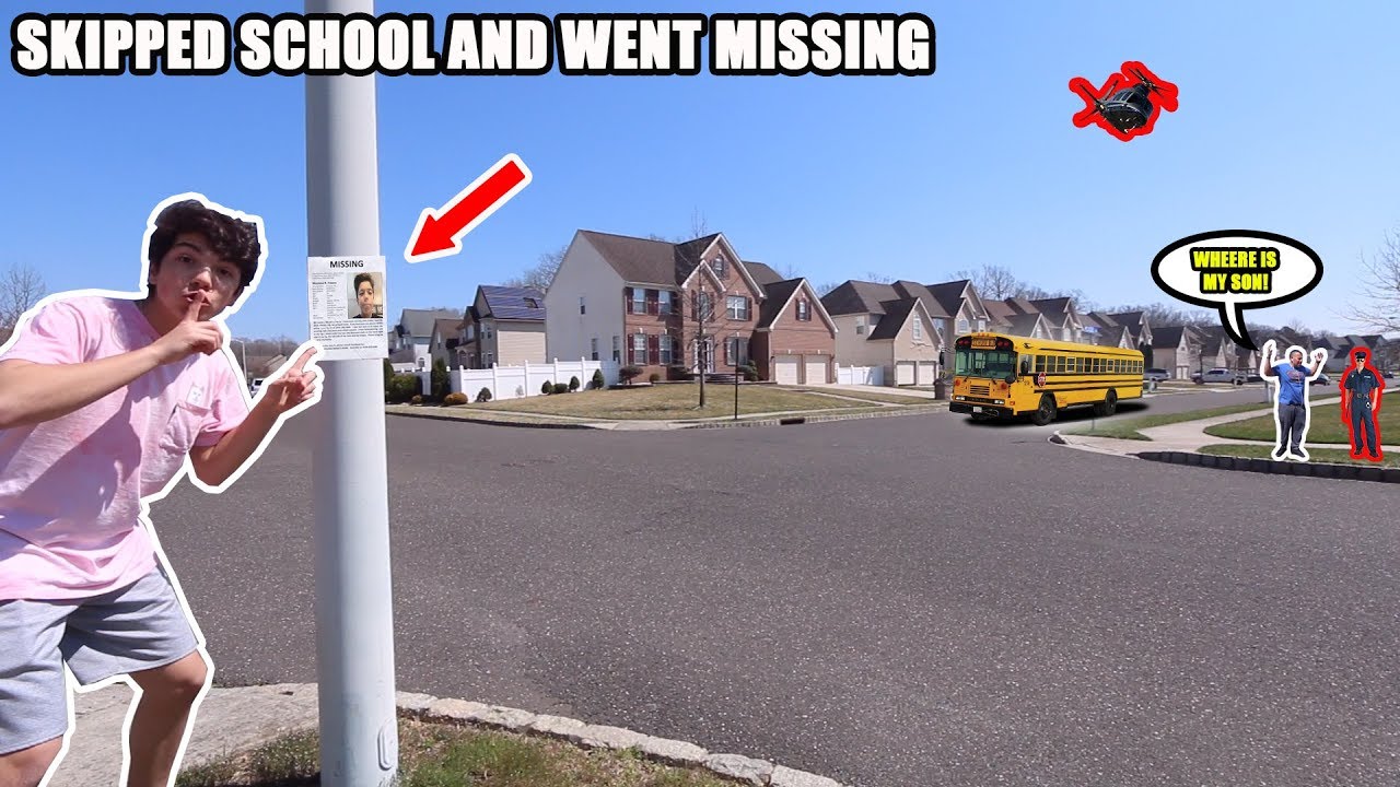 SKIPPING SCHOOL AND THEN HIDING FROM MY PARENTS! *I GOT CAUGHT*