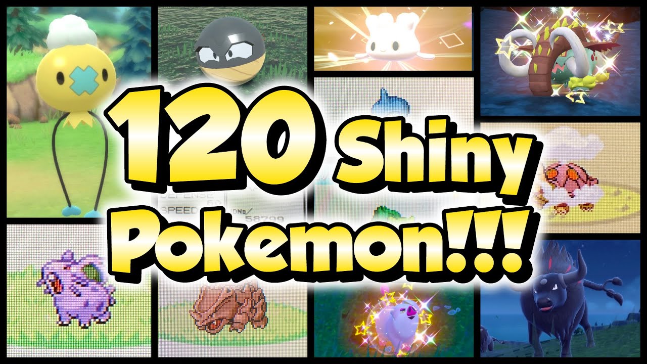 120 LIVE SHINY POKEMON!!! | 2022 Shiny Pokemon Compilation!
