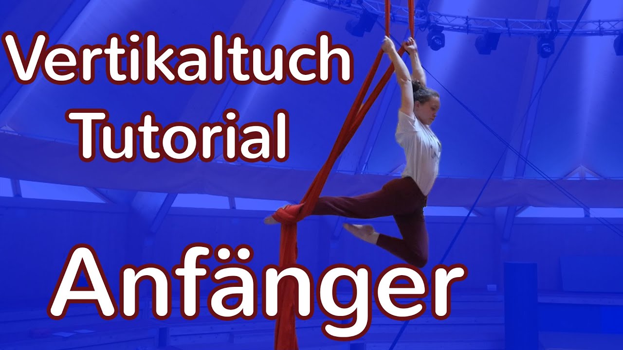 Vertikaltuch Tutorial Deutsch für Anfänger I Schritt für Schritt I Fußknoten I Einfach erklärt