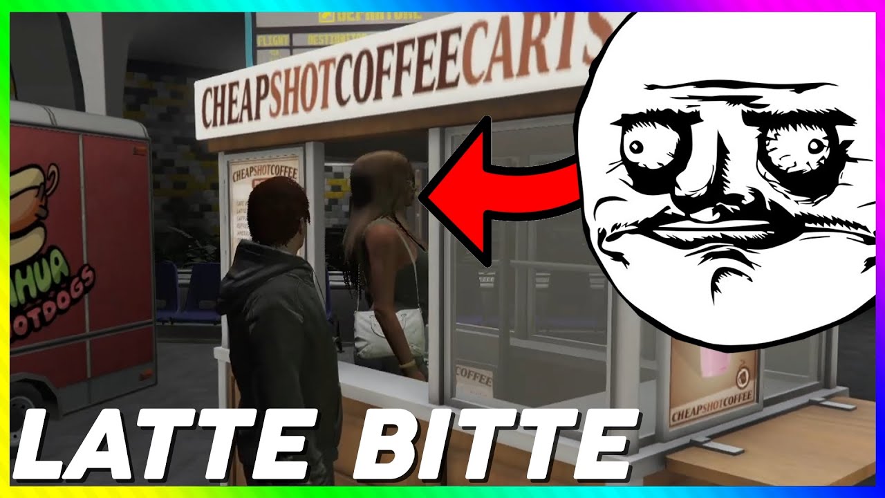 EINMAL LATTE BITTE DIE DAME