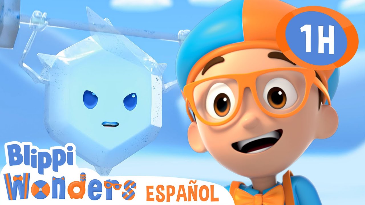 Copo de nieve | Blippi Wonders | Caricaturas para niños | Videos educativos para niños