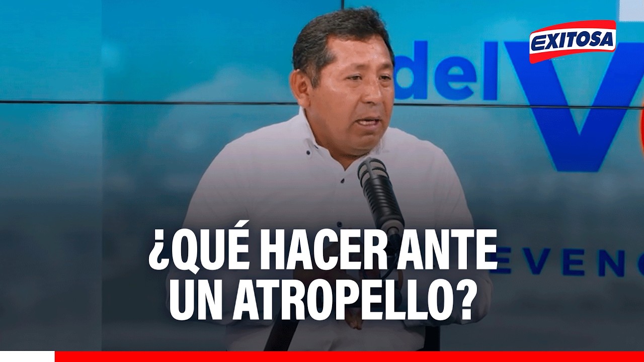 🔴🔵 La obligación del conductor es detener el vehículo ante un accidente, señala Elvis Santi