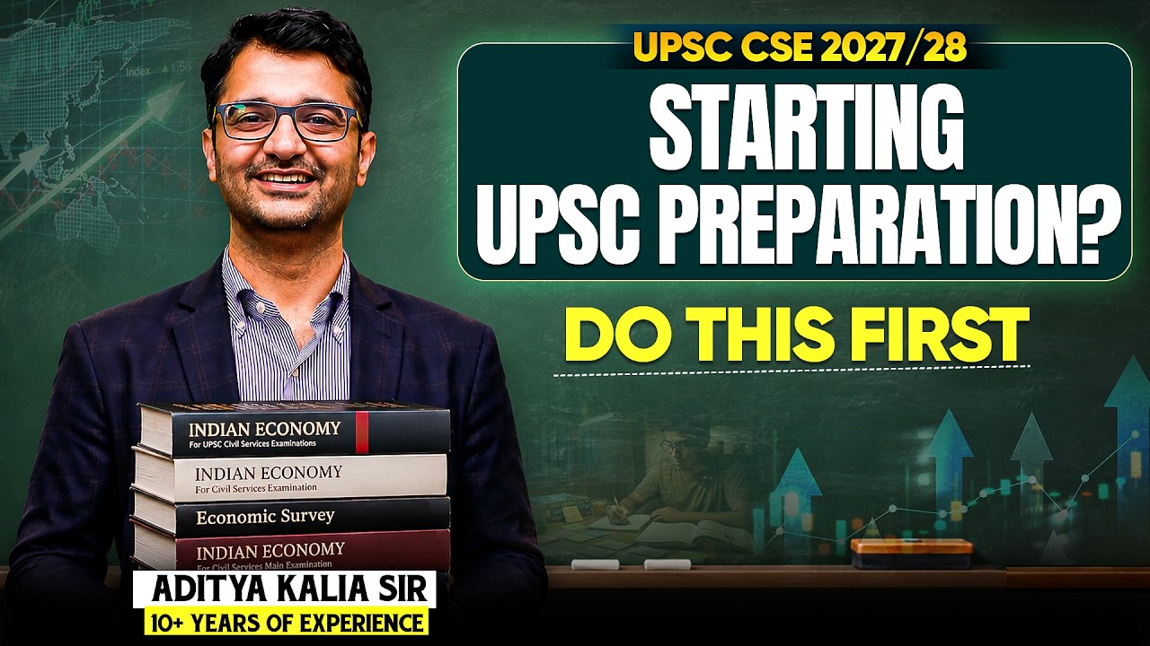How To Begin Your UPSC Preparation From Scratch By Aditya Kalia Sir | Sarrthi IAS
