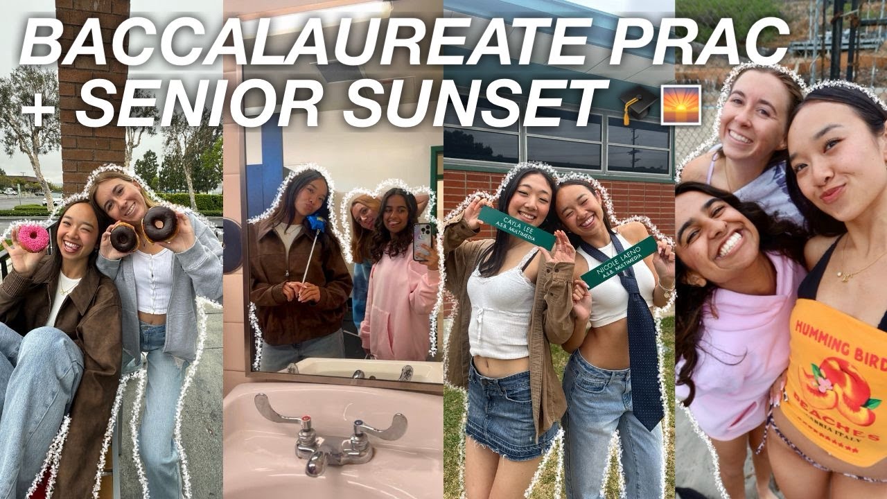 BACCALAUREATE PRAC + SENIOR SUNSET | farewell senior szn ep. 10