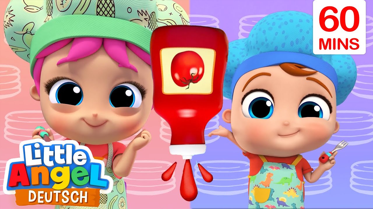 Das Ketchup-Lied | Kinderlieder mit Klein Joni | Little Angel Deutsch