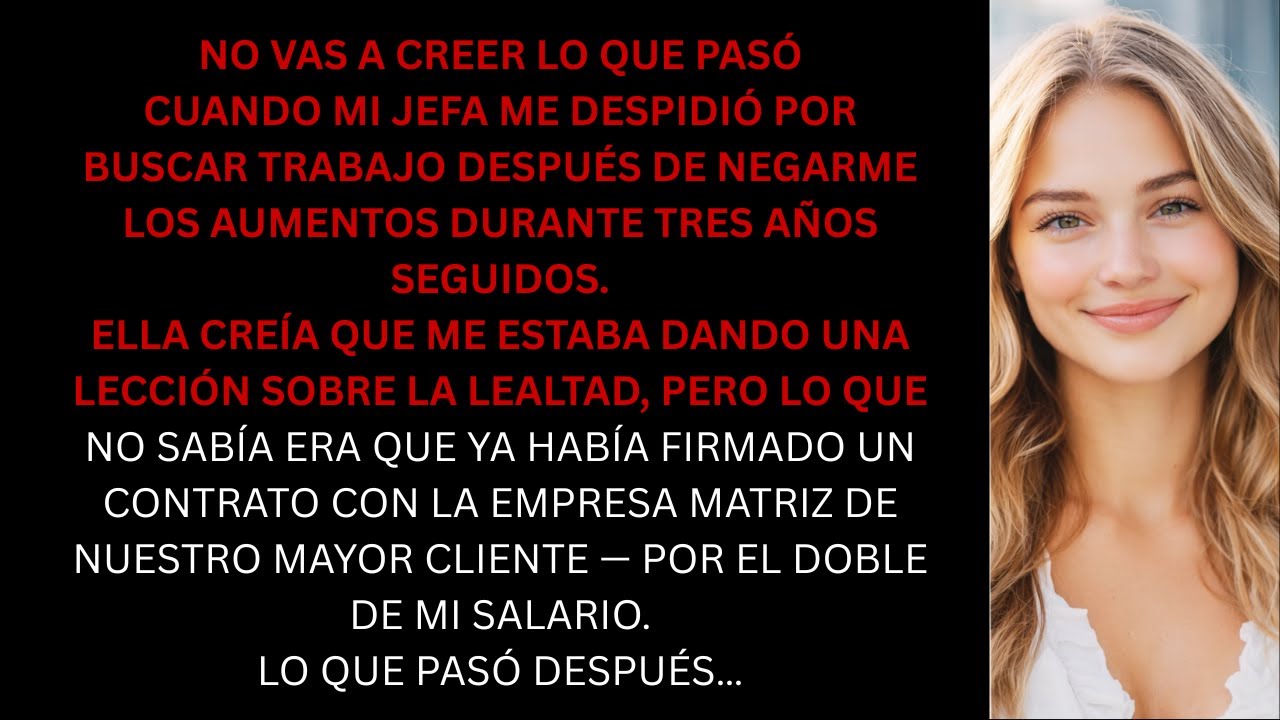 Mi Jefe Me Despidió por Buscar Otro Trabajo, Sin Saber Que Ya Había Aceptado una Oferta Mucho Mejor