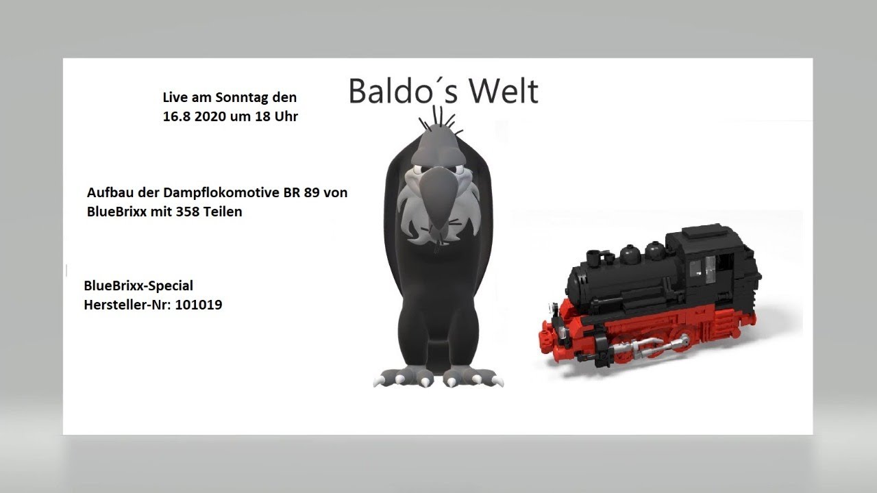 Aufbau der Dampflokomotive BR 89 von BlueBrixx (101019)  Ein Modell mit Tücken.