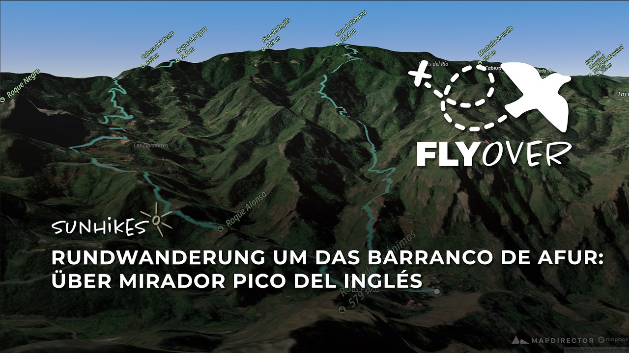 Barranco de Afur & Pico del Inglés im Anaga-Gebirge – Flyover