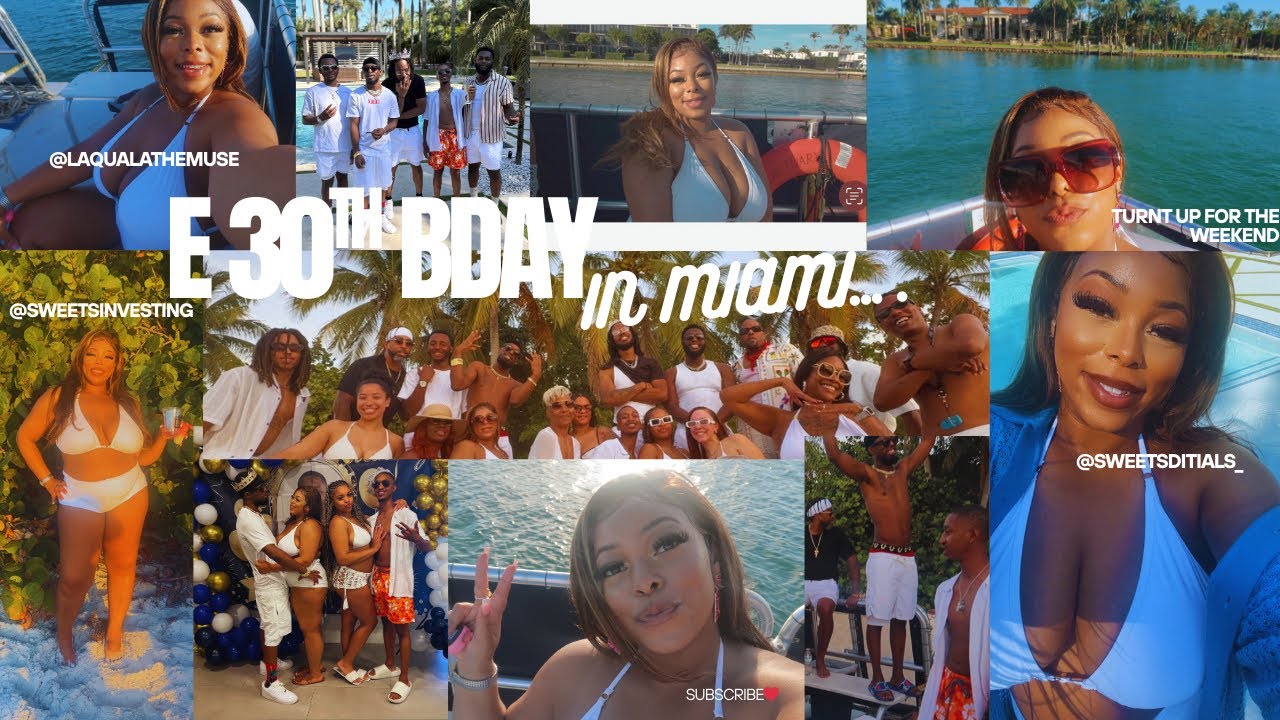MIAMI VLOG TURNT UP FOR BROS 30TH BIRTHDAY 🎉