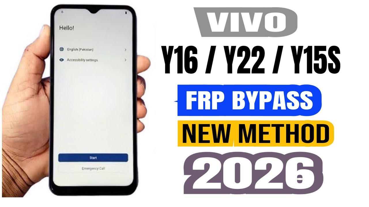 Vivo Y16 /Y01/Y22/Y15s/ Frp Bypass (Without Pc )2026  Vivo Y15s Frp Bypass Android 12 New method  