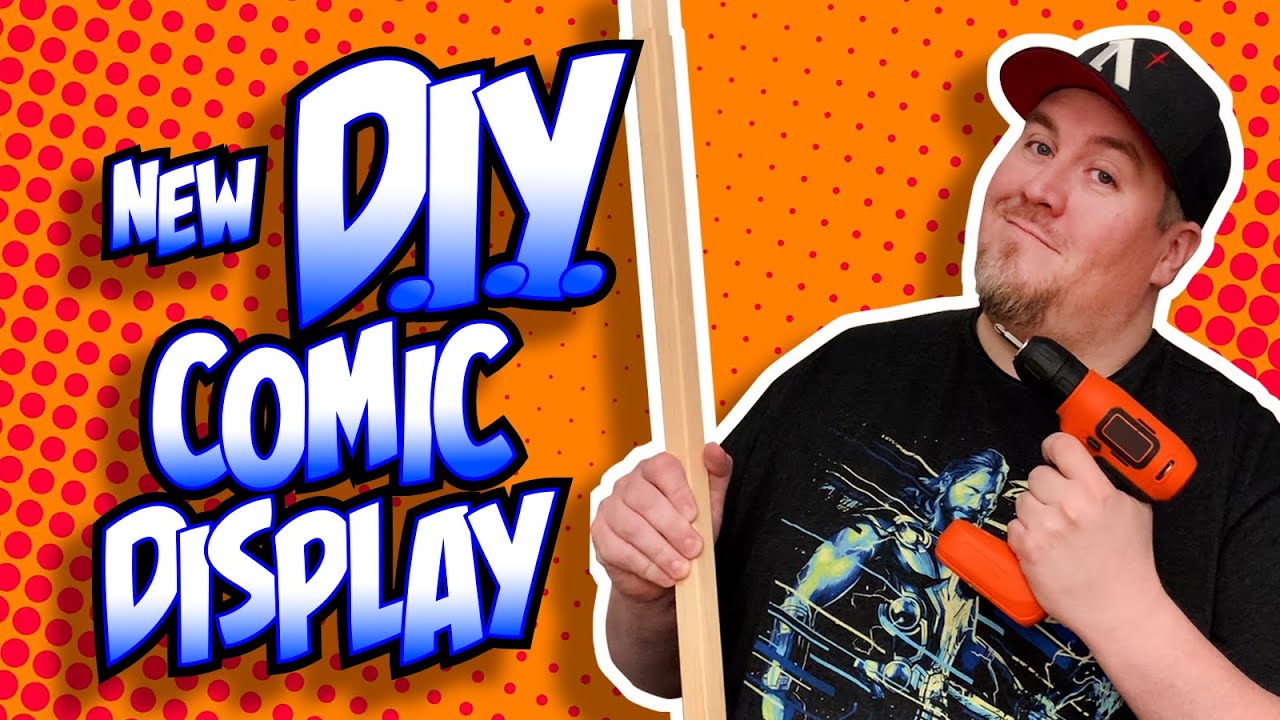 Use this new way to display your comics! How to make a DIY comic display.