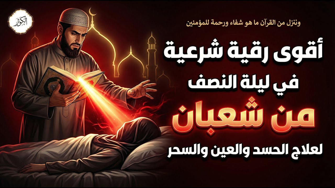 أقوي رقية في ليلة النصف من شهر شعبان لمنع تجديد الأسحار و استخراج المس و العوارض و الأوجاع