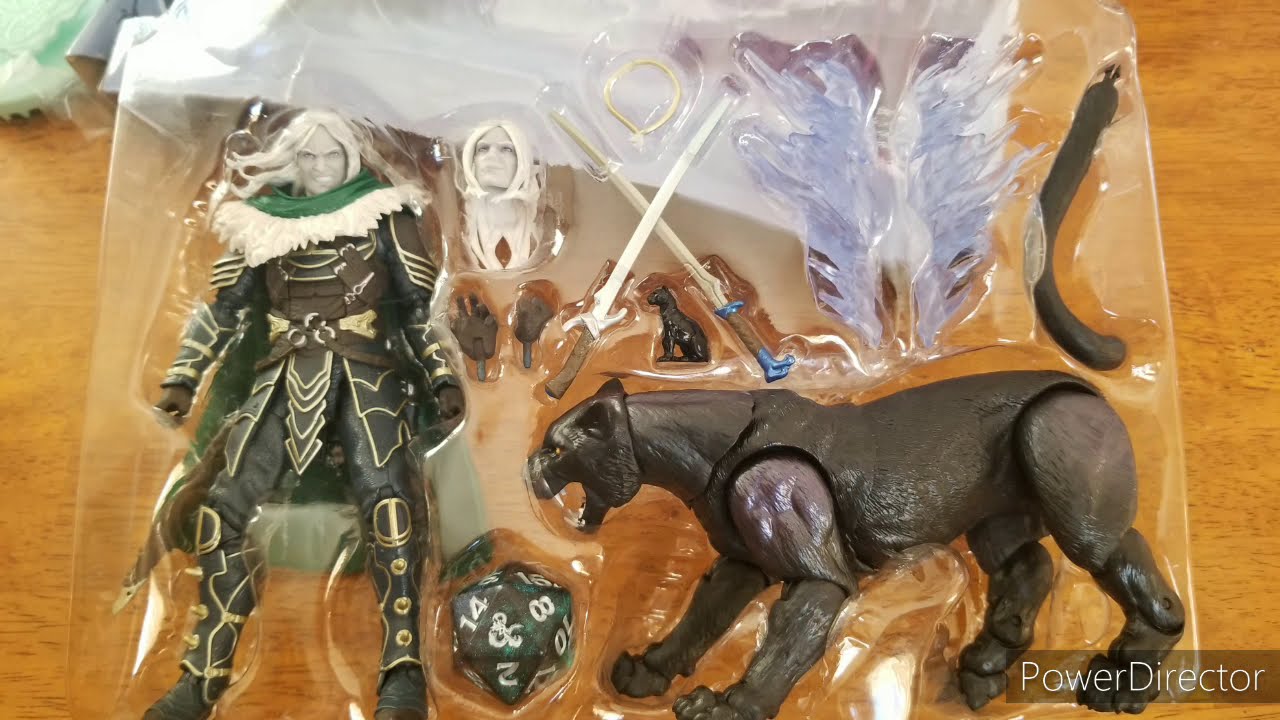 Drizzt Do'Urden Guenhwyvar Figure Review Hasbro Pulse Exclusive Dungeons and Dragons