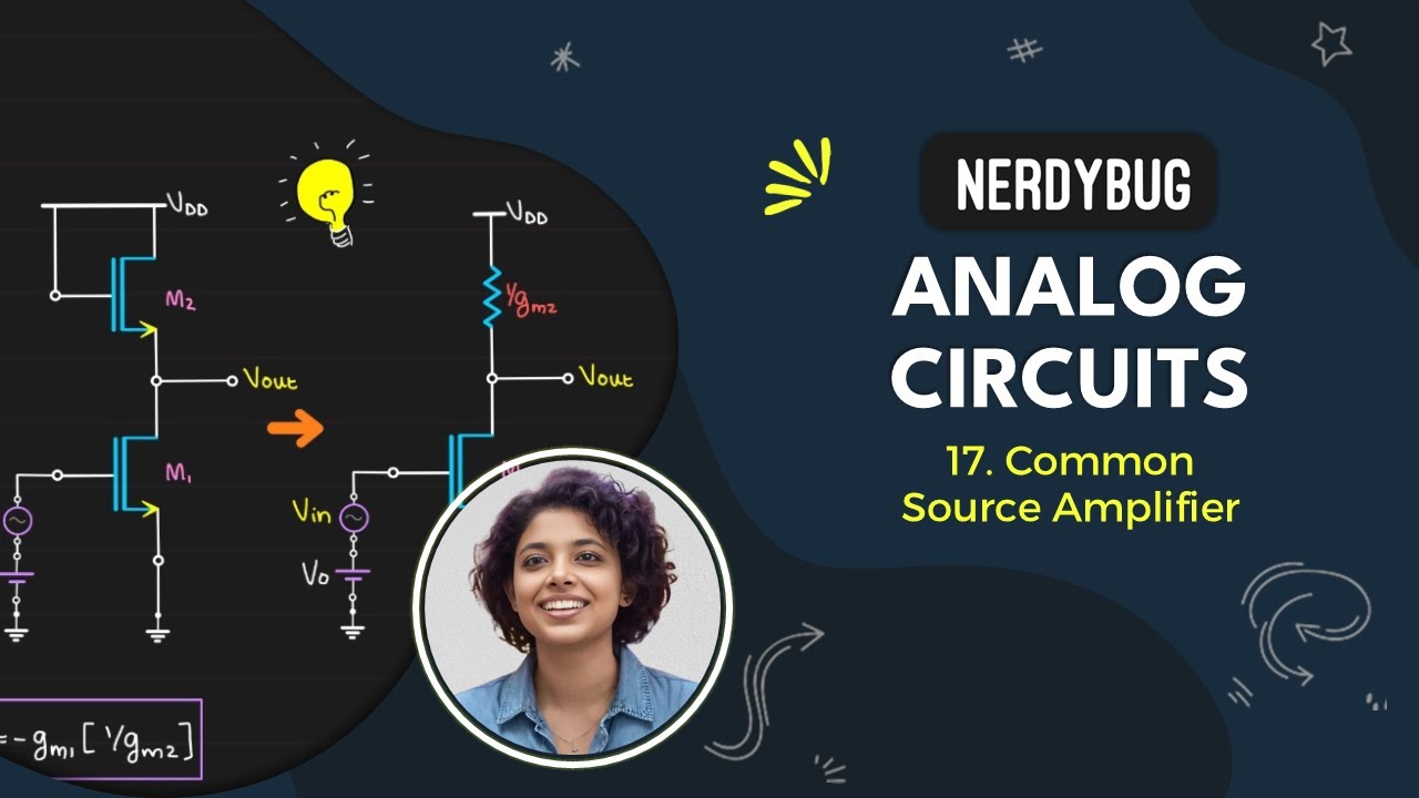 Common Source Amplifier | Analog Circuits | NerdyBug | 2025