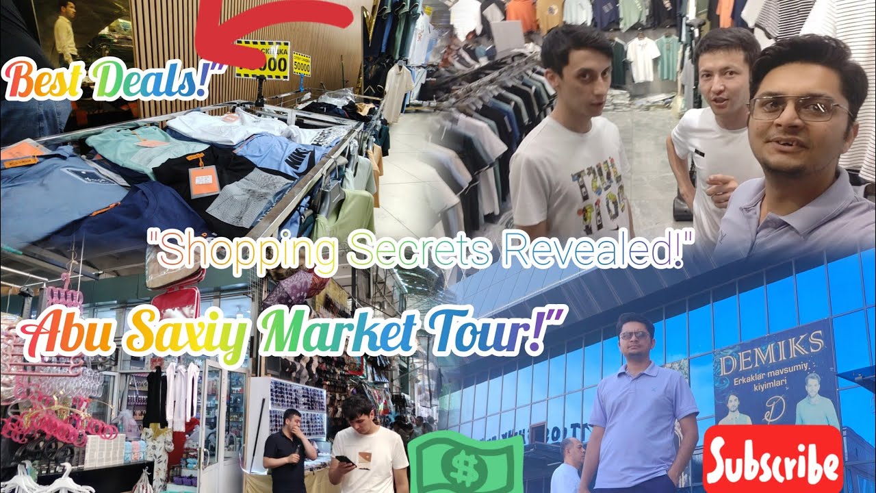 Exploring Abu Saxiy Market: Uzbekistan’s Ultimate Wholesale Clothing Hub! 