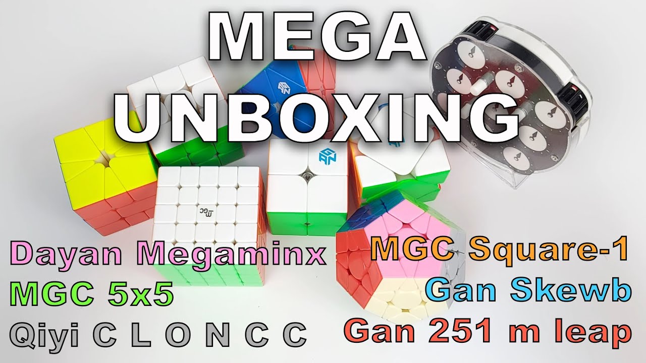 [UNBOXING] TANTI CUBI GAN E ALTRI TOP DI GAMMA!