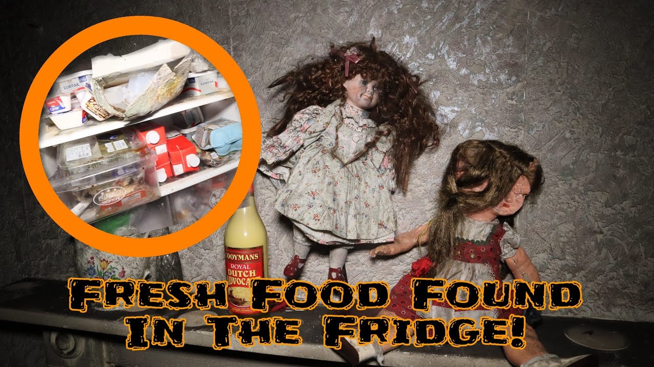 Abandoned Hoarders House | Fresh Food In Fridge