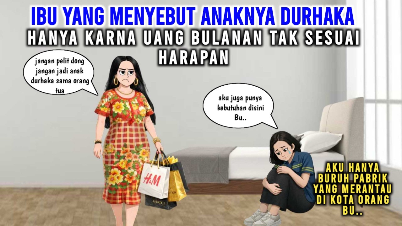 IBU YANG MENYEBUT ANAKNYA DURHAKA HANYA KARNA UANG BULANAN TAK SESUAI HARAPANNYA