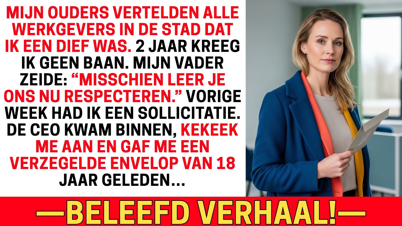 MIJN OUDERS VERTELDEN ALLE WERKGEVERS DAT IK EEN DIEF WAS — MIJN OMA WAS VOORBEREID