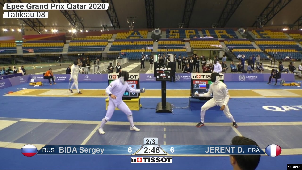 2020 387 T08 01 M E Individual Doha QAT GP BLUE BIDA RUS vs JERENT FRA