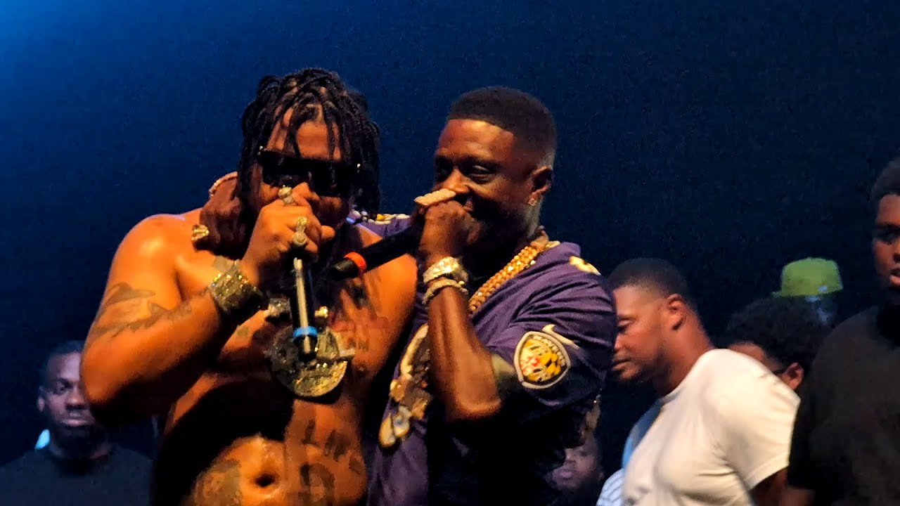 BOOSIE & WEBBIE REUNION Goes INSANE @ Bossman Dlow Birthday Bash 2024, Baltimore, Maryland