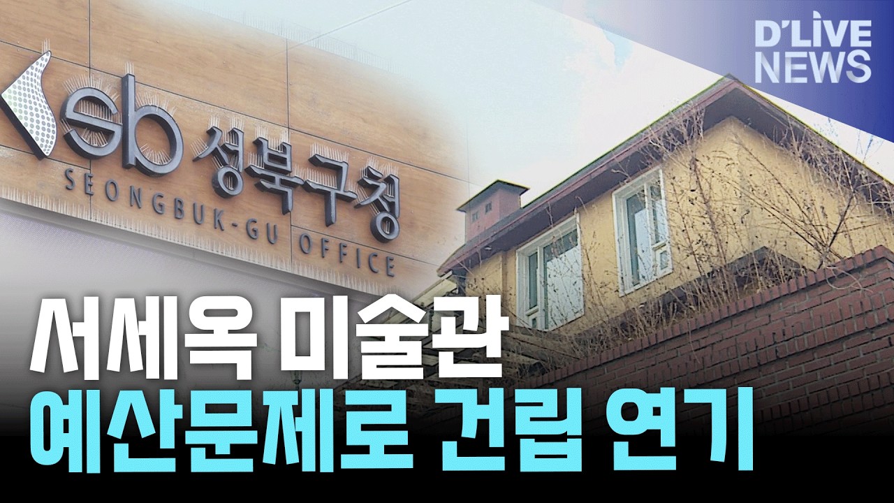 성북구 서세옥 미술관 개관 2031년으로 연기…건립비 확보 과제