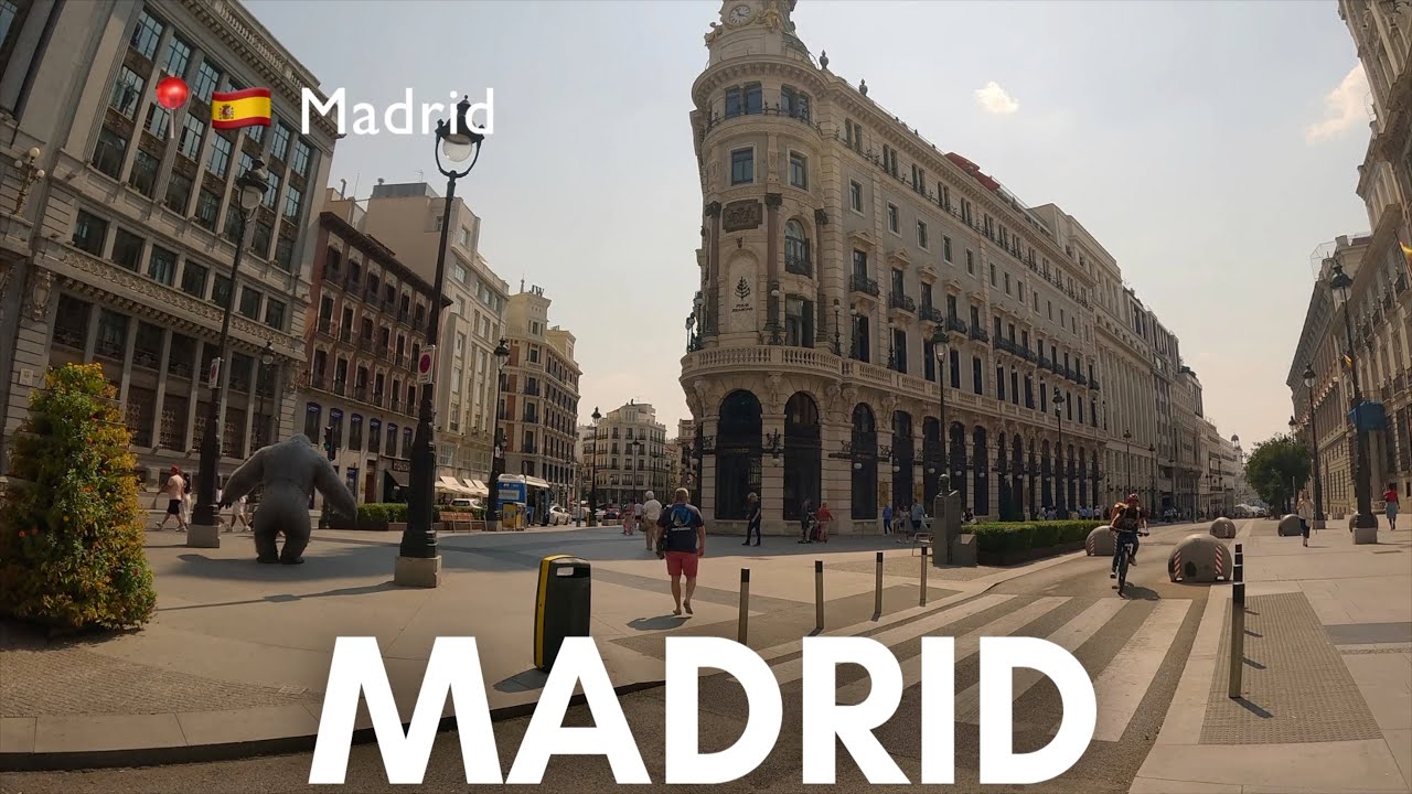 لن تصدق جمال شوارع مدريد 🇪🇸 Walking Tour in the Streets of Madrid