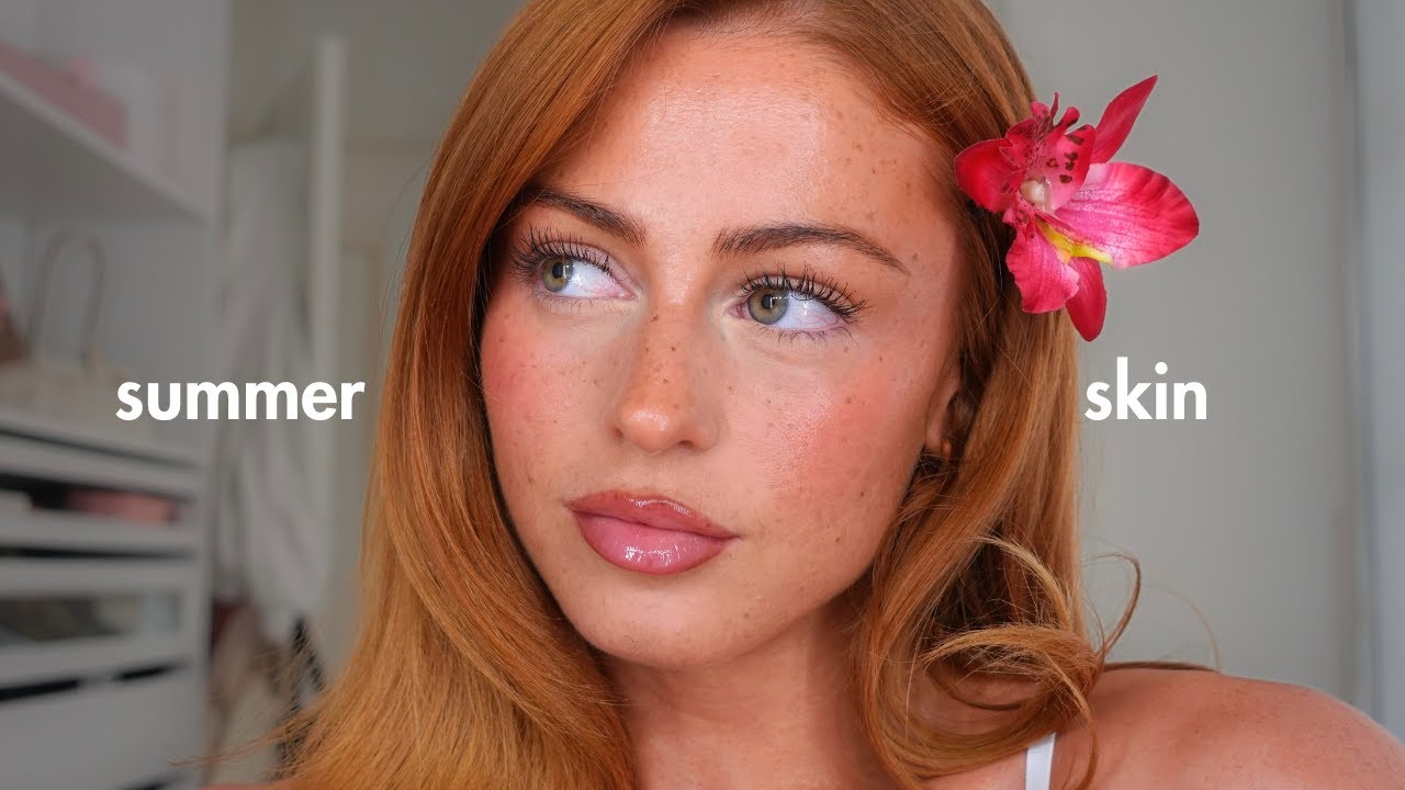 summer skin makeup routine 🌺