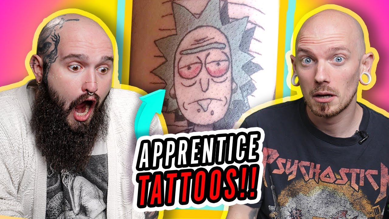 APPRENTICE TATTOOS #12 | Tattoo Critiques | Pony Lawson ft Landon Morgan