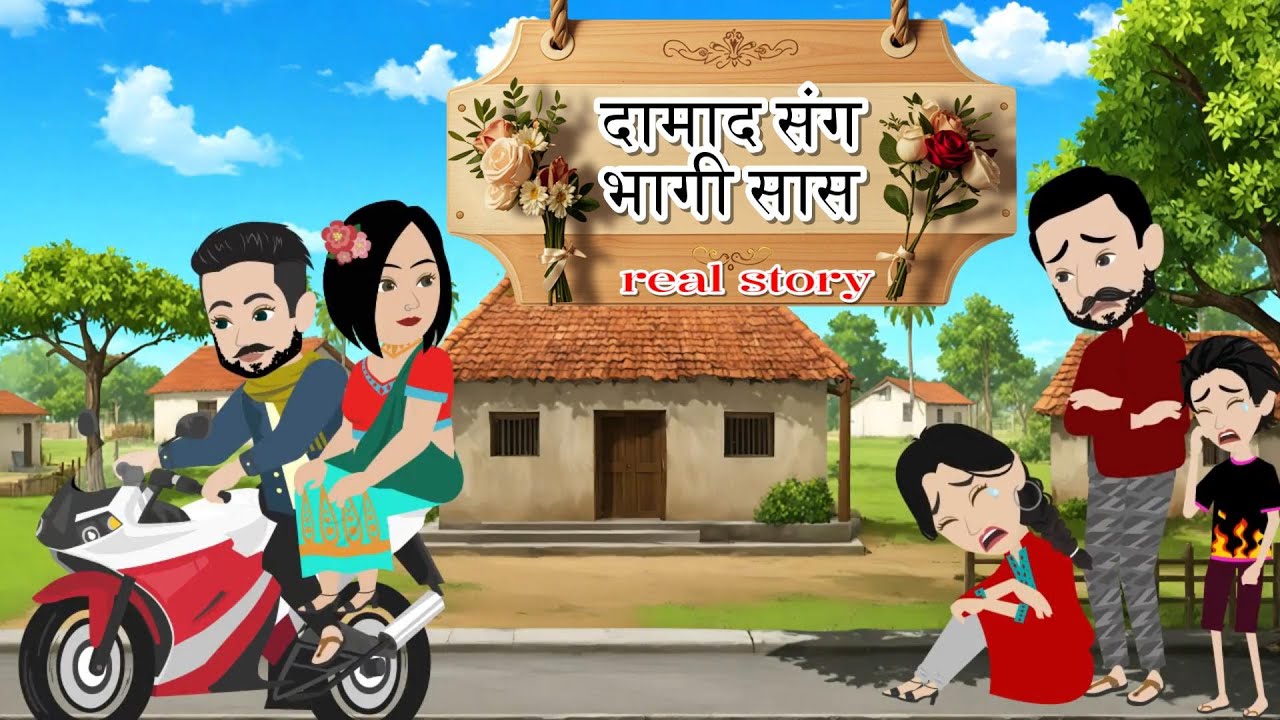 दामाद संग भागी सास | Damad Sang Bhagi Saas | Hindi Kahani | Bedtime Stories | Animation Story