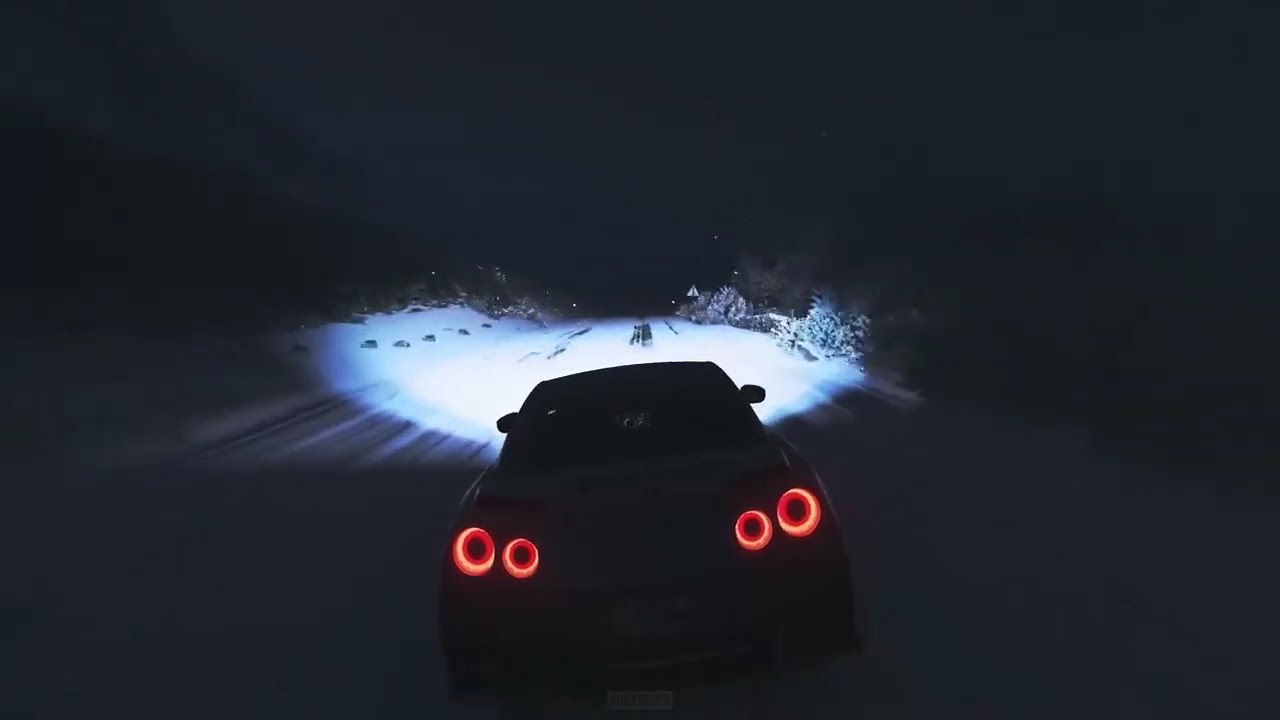 &Oslash;𝐧𝐞𝐡𝐞𝐚𝐫𝐭 & 𝐑𝐞𝐢𝐝𝐞𝐧𝐬𝐡𝐢 - 𝐒𝐧𝐨𝐰𝐟𝐚𝐥𝐥 (𝐬𝐥𝐨𝐰𝐞𝐝) | 1 Hour Loop | Night Drive | Nissan GTR R35 #nightdrive