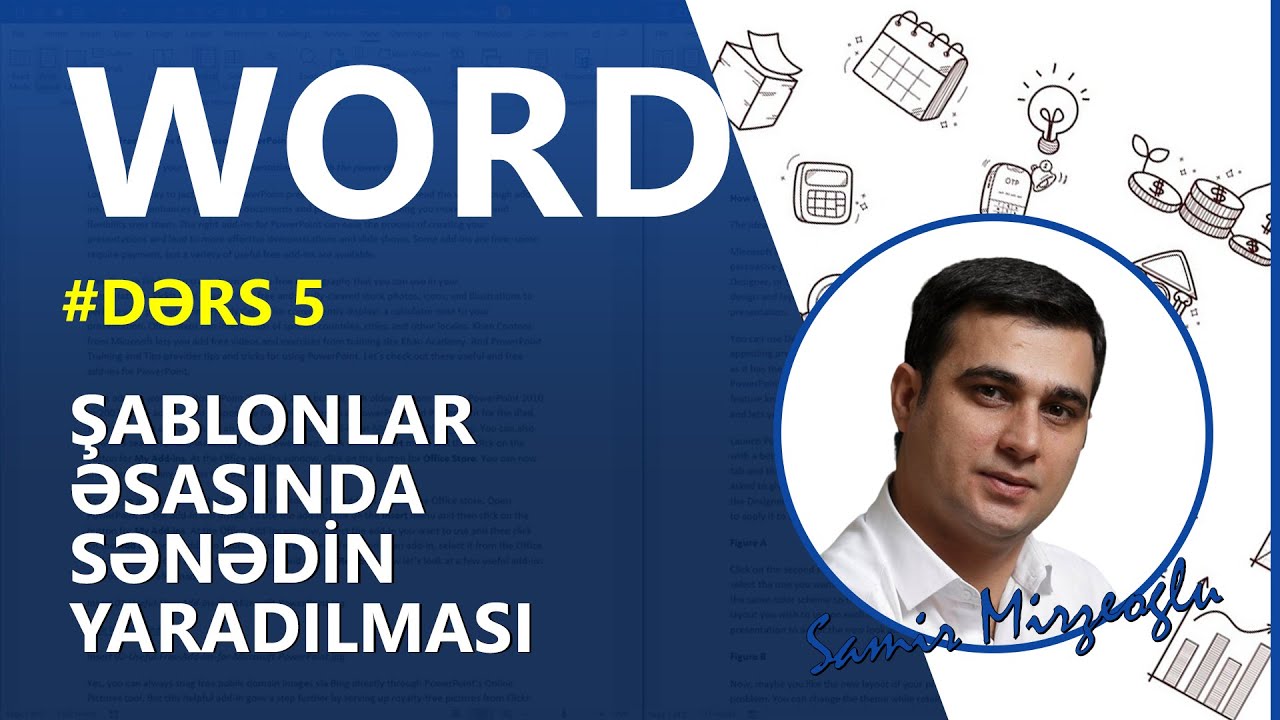 #Worddərsləri | Dərs 5 | Microsoft Word - Şablonlar