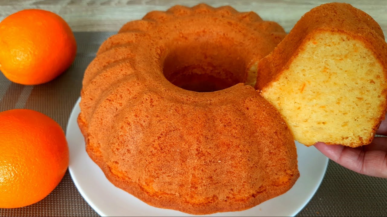 Babka pomarańczowa szybka  👌 pyszne i pachnące wypieki na kawę lub herbatę