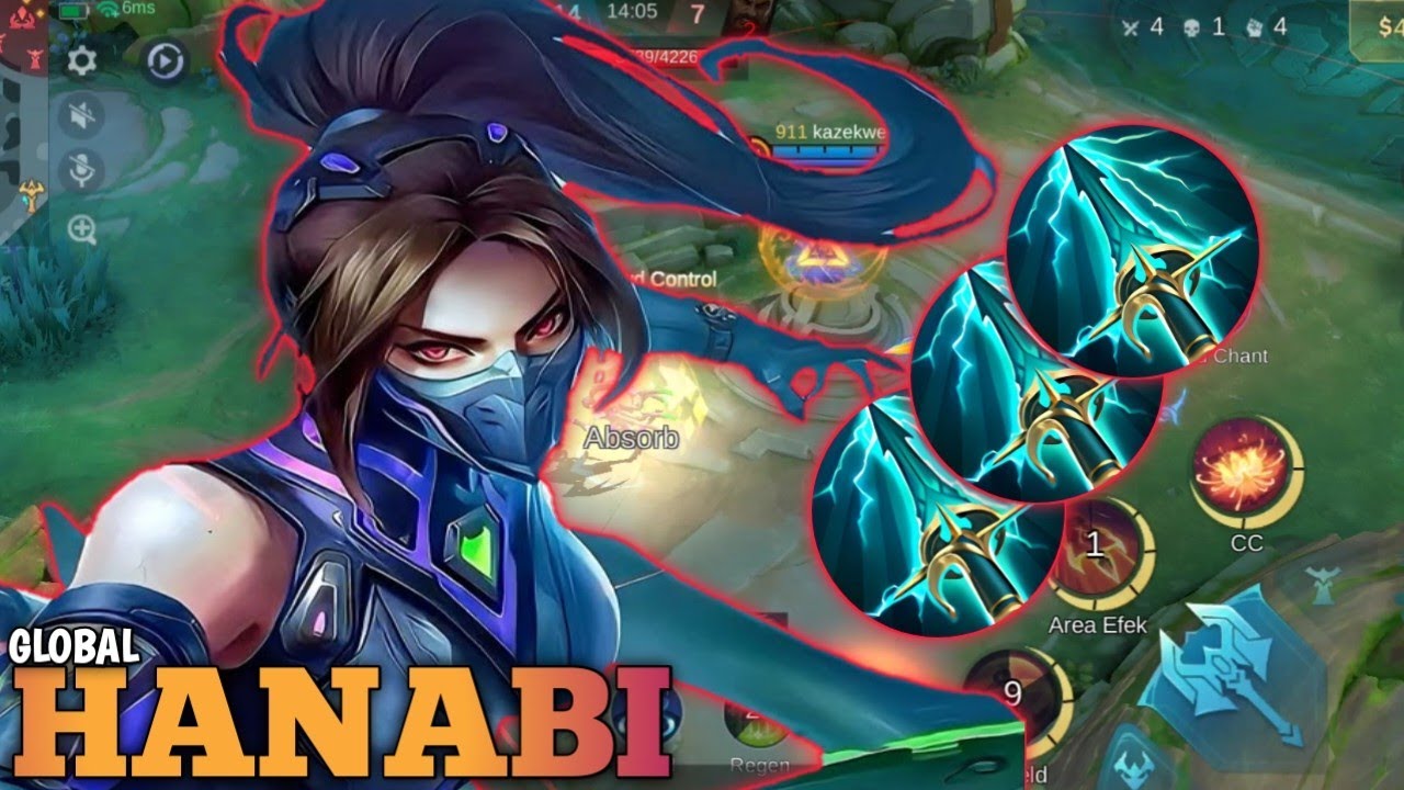 TOP GLOBAL HANABI #mobilelegends #gameplayhanabi #mlbb 