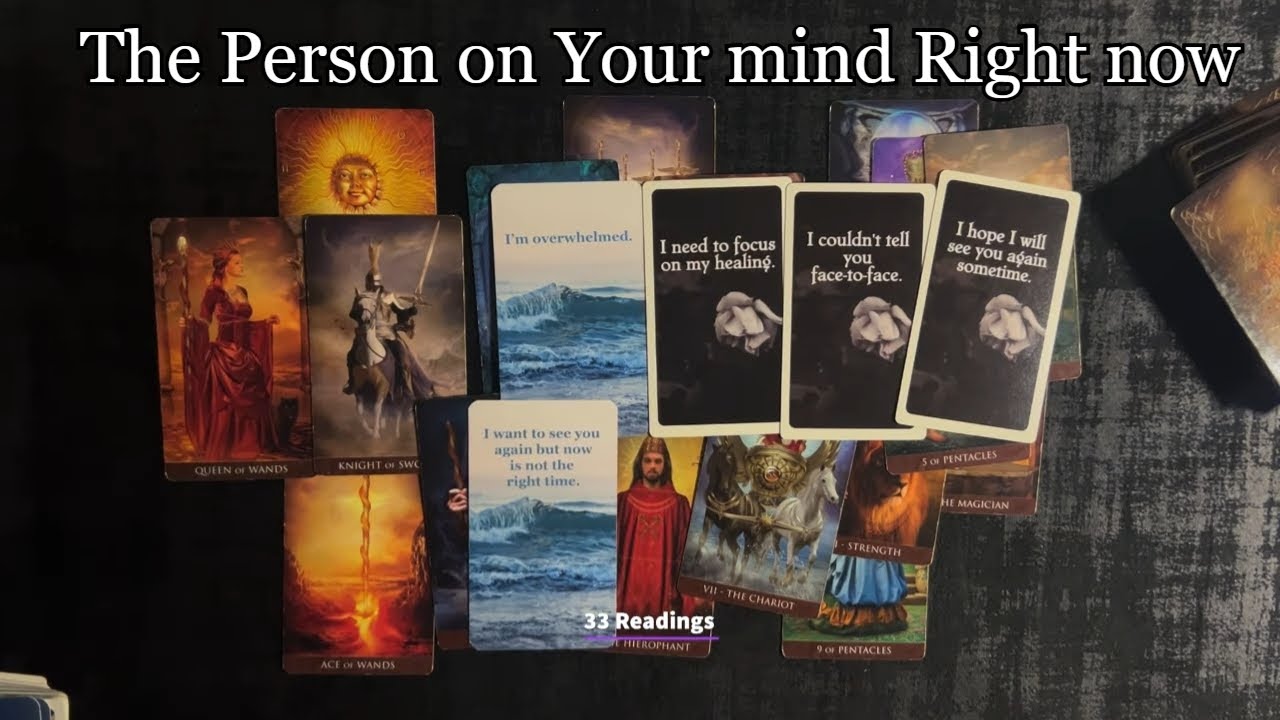 ALL SIGNS&bull;The Person On Your Mind🤔Their Current Feelings For you &bull; Future Actions 💕 Tarot Reading