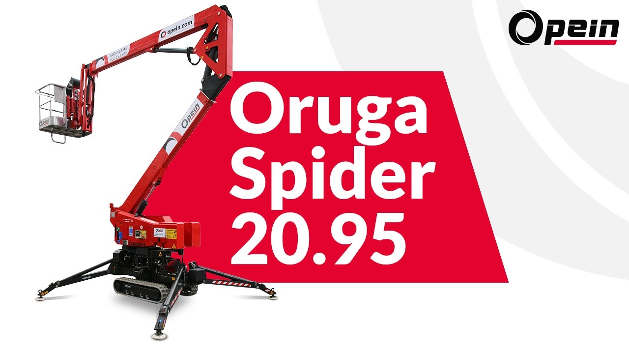 Llega a lo m&aacute;s alto con el nuevo brazo articulado sobre oruga Spider 20.95