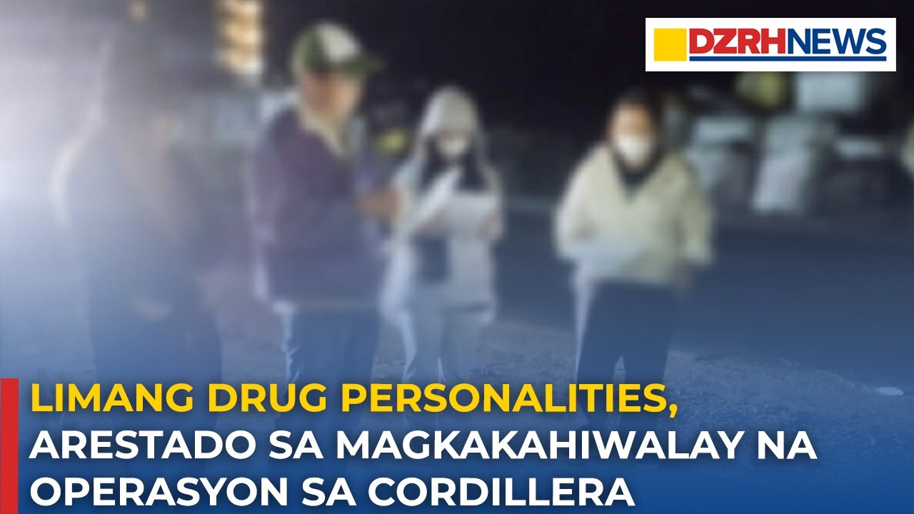 Limang drug personalities, arestado sa magkahiwalay na anti-drug operarations sa Cordillera