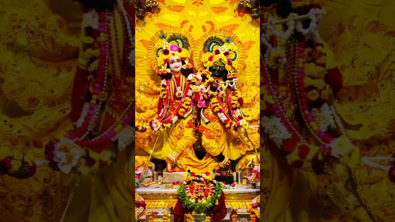 Sringar Aarti Darshan 18/01/2024 #vrindavan #vrindavandham #vrindavandarshan #shorts