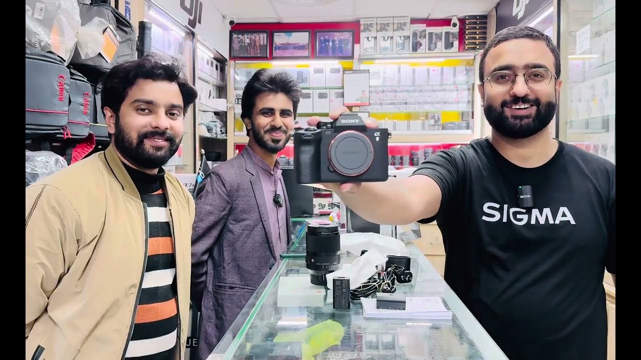 Unboxing Sony A7 IV + Sigma 35mm 1.4 + DJI RS4 Gimbal | Karachi Camera Center Rawalpindi