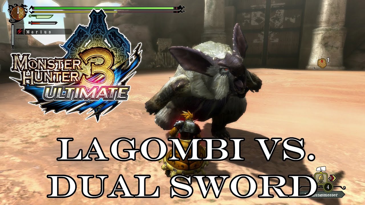 『MH3U | MH3G』Arena Quest - Lagombi (Solo/Dual Sword) 2:11