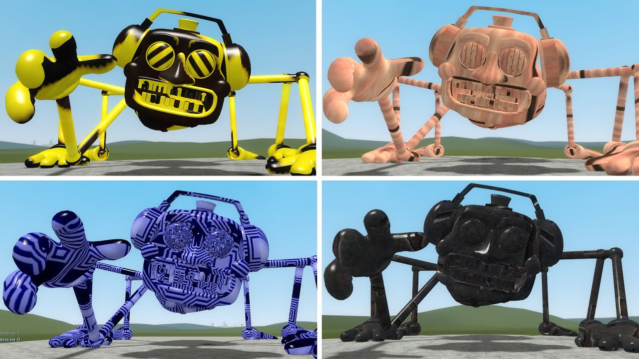 PLAYING AS ALL DJ MUSIC MAN ANIMATRONICS In Garry's Mod! (Five Nights at Freddy's: Security Breach)