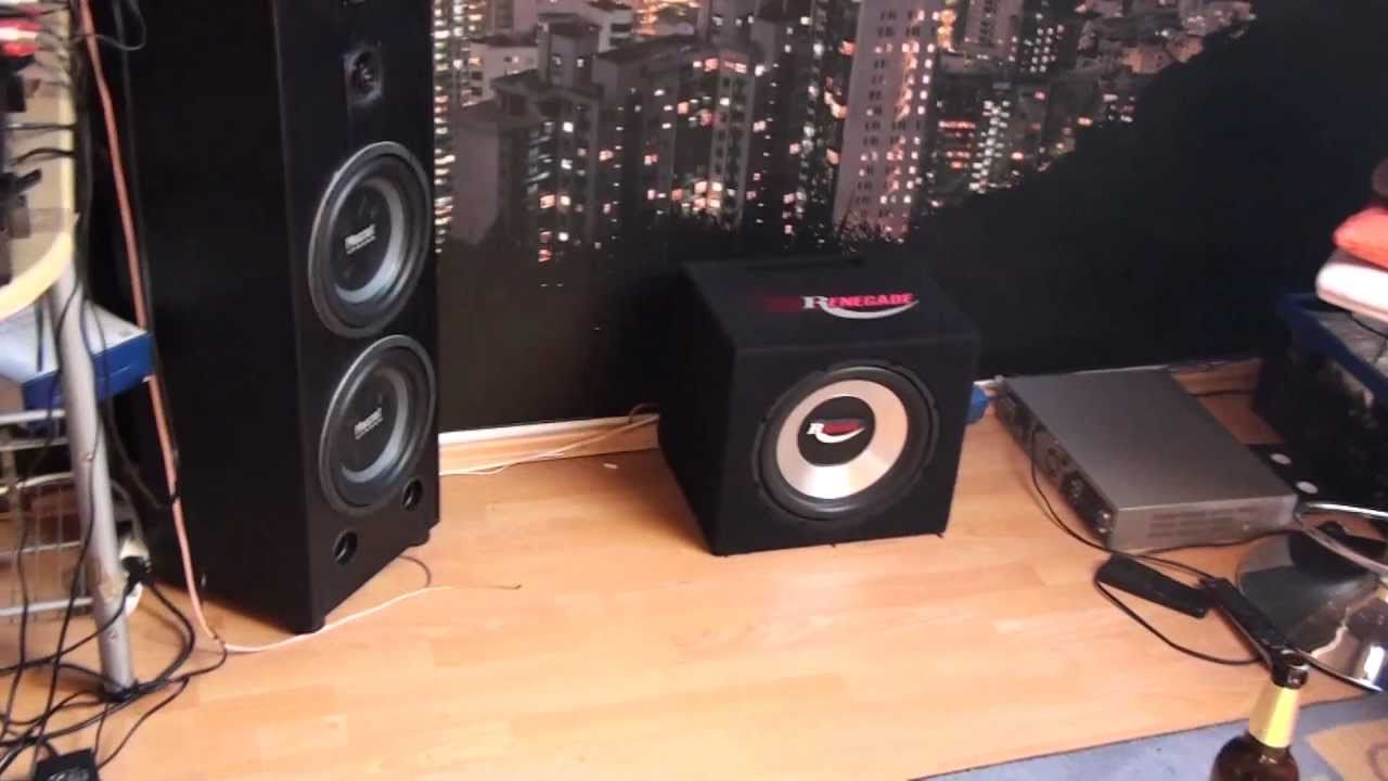 Bass test Lautsprecher knallt T&uuml;r