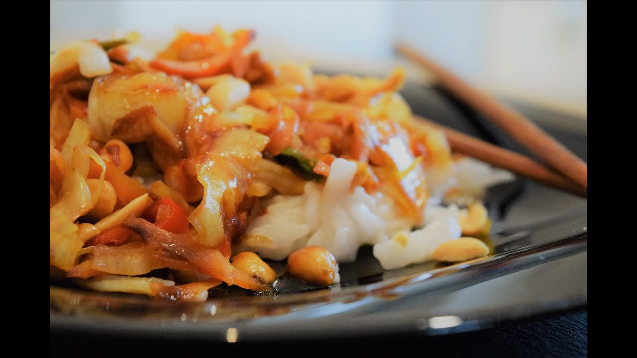 Piletina sa povrcem i kikirikijem / Kineska hrana / Easy chinese food / How to make chinese food