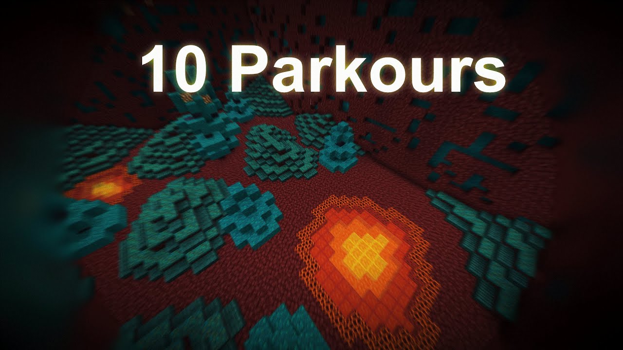 10 Parkours Minecraft (Latviski)