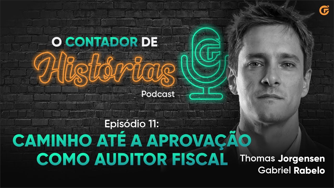 1º LUGAR NO CONCURSO DA RECEITA FEDERAL | THOMAS JORGENSEN | PODCAST O CONTADOR DE HISTÓRIAS #11
