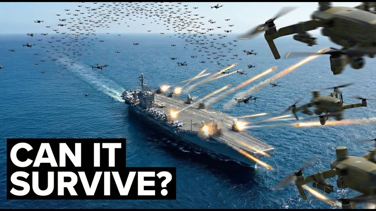 What Happens If 1,000 Drones Swarm A US Carrier